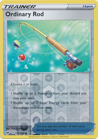 Sword & Shield - 171/202 - Ordinary Rod - Reverse Holo