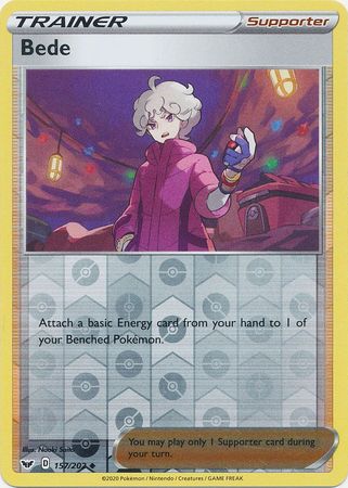 Sword & Shield - 157/202 - Bede - Reverse Holo