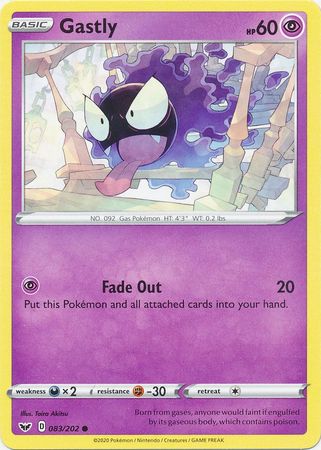 Sword &amp; Shield - 083/202 - Gastly