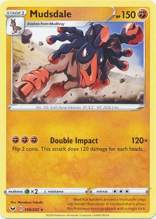 Sword & Shield - 106/202 - Mudsdale