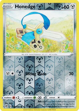 Rebel Clash - 133/192 - Honedge - Reverse Holo