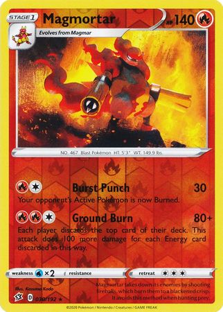 Rebel Clash - 030/192 - Magmortar - Reverse Holo