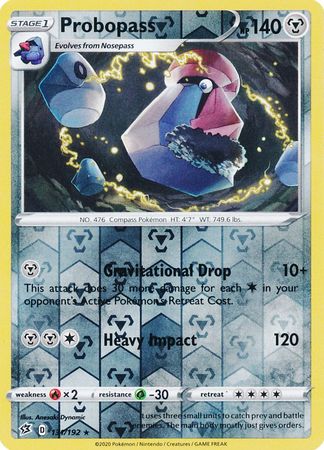 Rebel Clash - 131/192 - Probopass - Reverse Holo