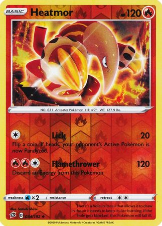 Rebel Clash - 034/192 - Heatmor - Reverse Holo