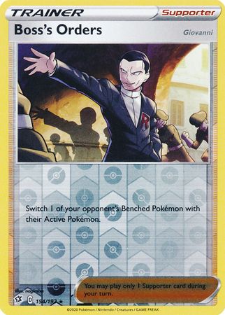Rebel Clash - 155/192 - Boss's Orders - Reverse Holo