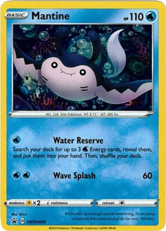 Black Star Promos - SWSH026 - Mantine - Holo