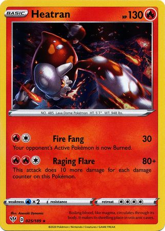Darkness Ablaze - 025/189 - Heatran - Holo