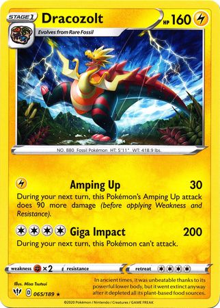 Darkness Ablaze - 065/189 - Dracozolt