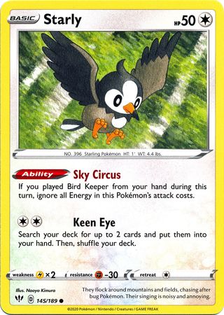 Darkness Ablaze - 145/189 - Starly