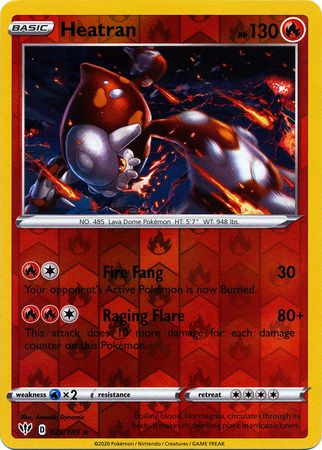 Darkness Ablaze - 025/189 - Heatran - Reverse Holo