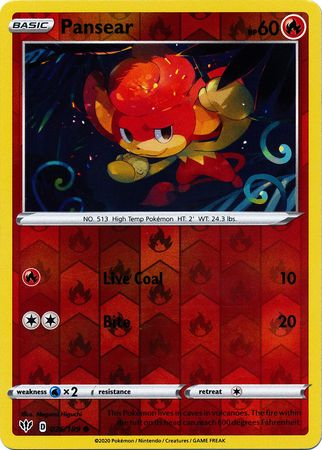 Darkness Ablaze - 026/189 - Pansear - Reverse Holo