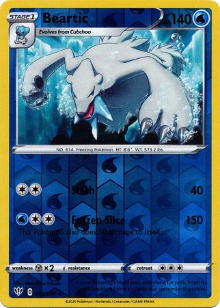 Darkness Ablaze - 049/189 - Beartic - Reverse Holo
