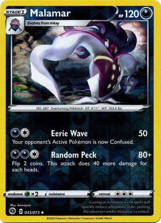 Champion's Path - 045/073 - Malamar - Reverse Holo