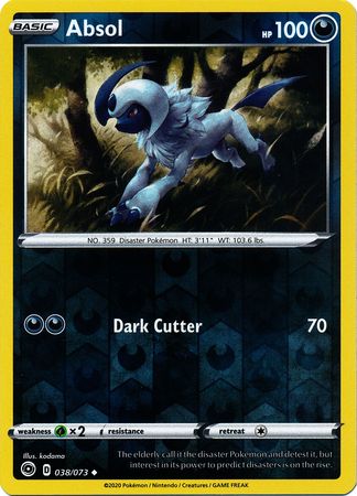 Champion's Path - 038/073 - Absol - Reverse Holo