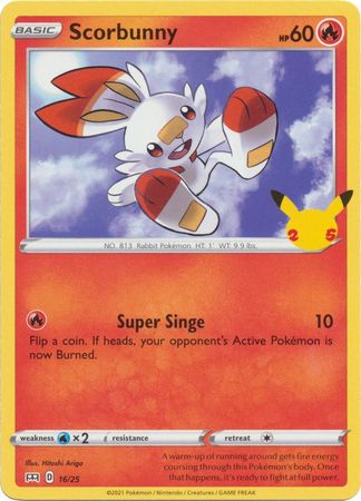 McDonald's 25th Anniversary - 16/25 - Scorbunny