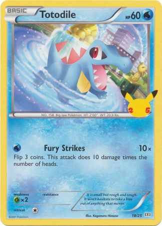 McDonald's 25th Anniversary - 18/25 - Totodile