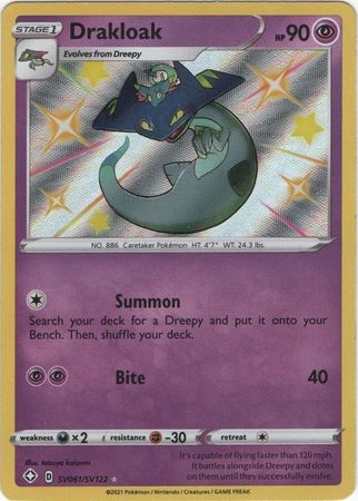 Shining Fates: Shiny Vault - SV061/SV122 - Drakloak