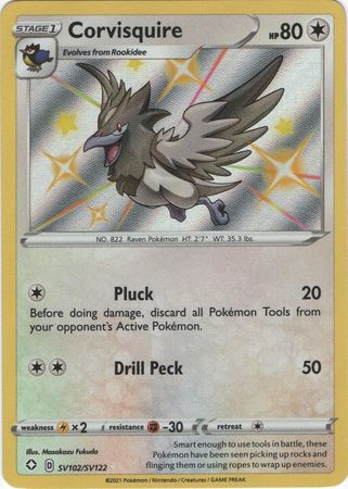 Shining Fates: Shiny Vault - SV102/SV122 - Corvisquire