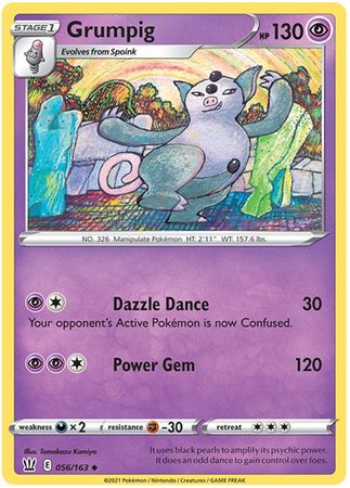Battle Styles - 056/163 - Grumpig
