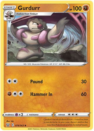 Battle Styles - 074/163 - Gurdurr