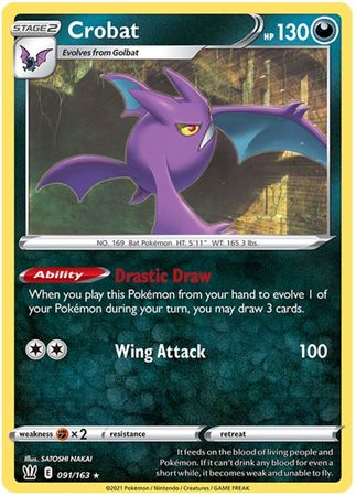 Battle Styles - 091/163 - Crobat - Holo