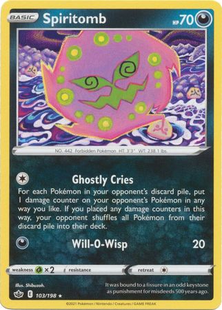Chilling Reign - 103/198 - Spiritomb