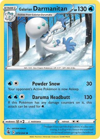 Fusion Strike - 072/264 - Galarian Darmanitan