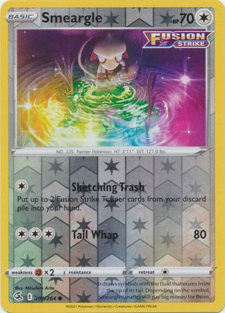 Fusion Strike - 209/264 - Smeargle - Reverse Holo