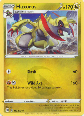 Brilliant Stars - 112/172 - Haxorus