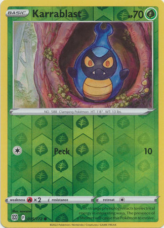 Brilliant Stars - 015/172 - Karrablast - Reverse Holo