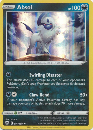 Astral Radiance - 097/189 - Absol - Holo