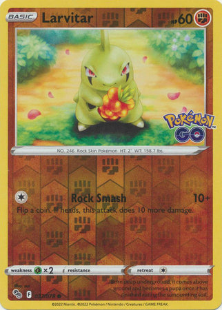 Pokémon GO - 037/078 - Larvitar - Reverse Holo