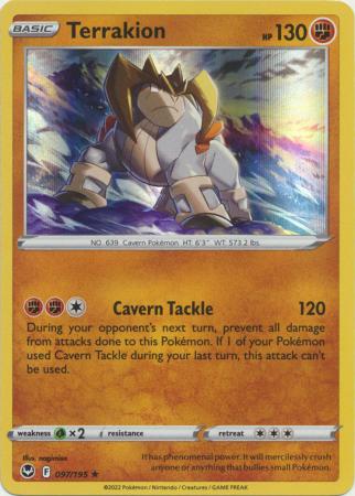 Silver Tempest - 097/195 - Terrakion - Holo