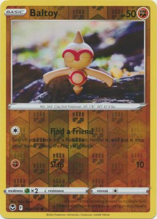 Silver Tempest - 093/195 - Baltoy - Reverse Holo
