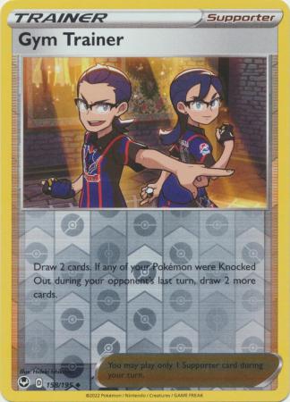 Silver Tempest - 158/195 - Gym Trainer - Reverse Holo