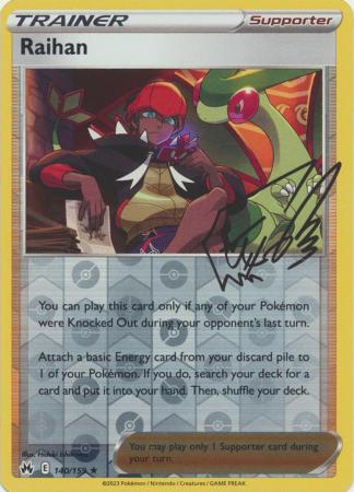 Crown Zenith - 140/159 - Raihan - Reverse Holo