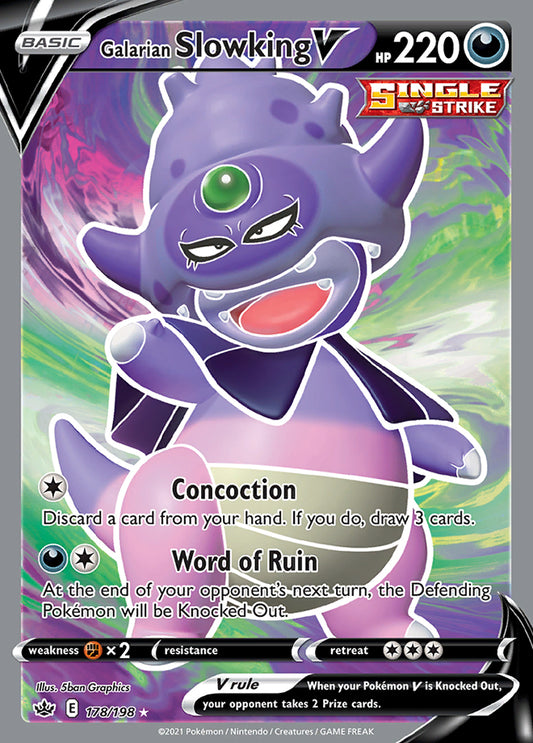 Chilling Reign - 178/198 - Galarian Slowking V