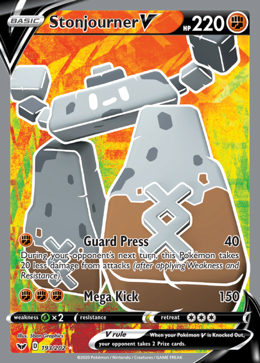 Sword & Shield - 193/202 - Stonjourner V