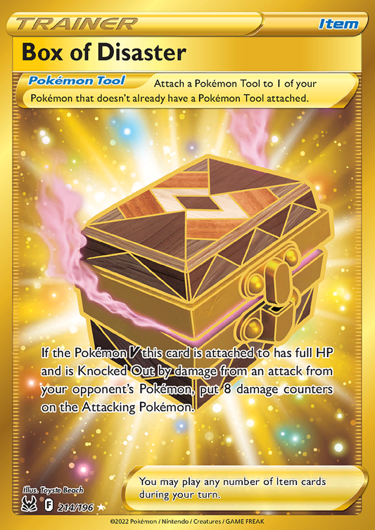 Lost Origin - 214/196 - Box of Disaster (Gold)
