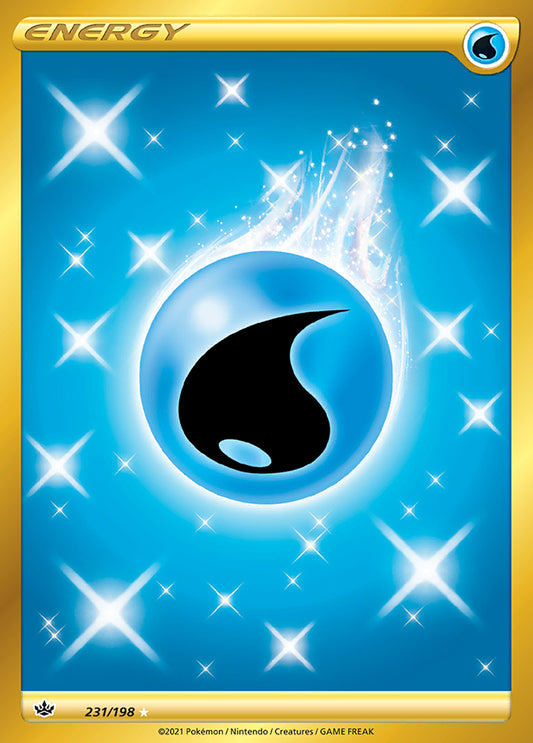 Chilling Reign - 231/198 - Water Energy (Gold)