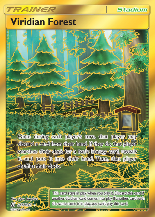 Unified Minds - 256/236 - Viridian Forest (Gold)
