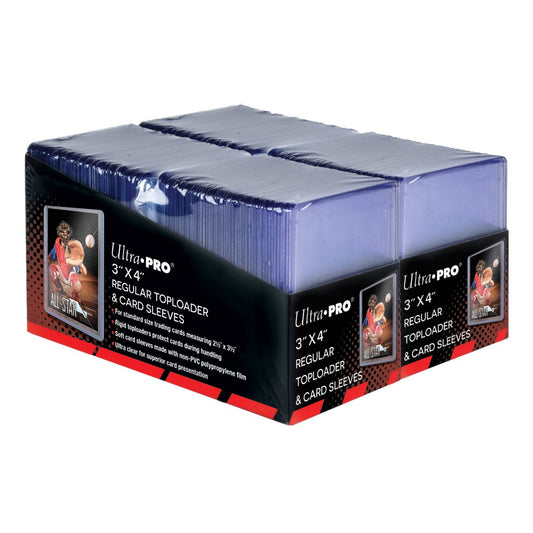 Ultra PRO 3" x 4" Clear Regular Toploaders & Card Sleeves (200 stuks)
