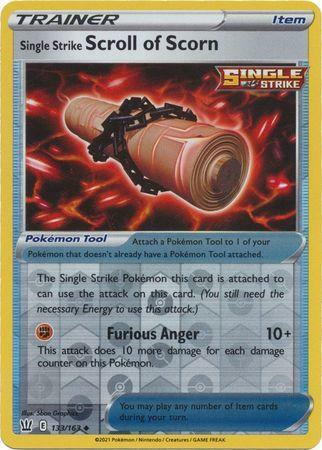 Battle Styles - 133/163 - Scroll of Scorn - Reverse Holo