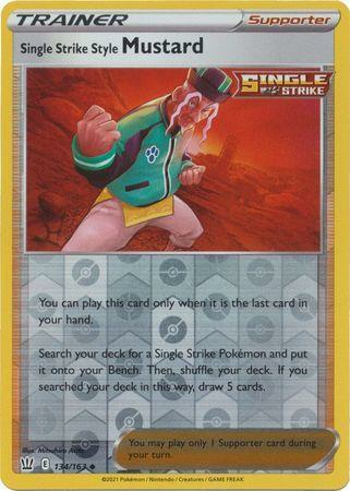 Battle Styles - 134/163 - Single Strike Style Mustard - Reverse Holo