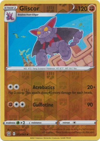 Battle Styles - 072/163 - Gliscor - Reverse Holo
