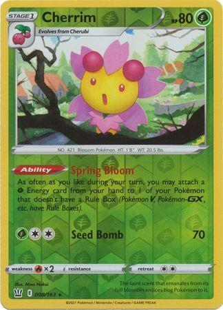 Battle Styles - 008/163 - Cherrim - Reverse Holo