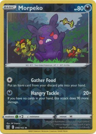 Battle Styles - 098/163 - Morpeko - Reverse Holo