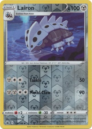Chilling Reign - 110/198 - Lairon - Reverse Holo