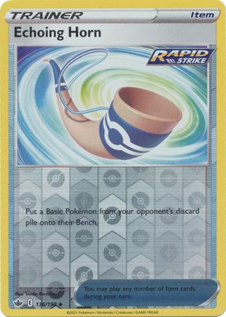 Chilling Reign - 136/198 - Echoing Horn - Reverse Holo