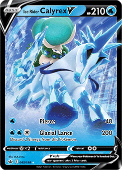 Chilling Reign - 045/198 - Ice Rider Calyrex V